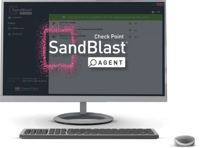 SandBlast Agent for Browsers protection attaques internet