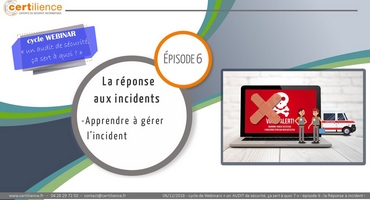 video webinar cycle audit - la réponse aux incidents